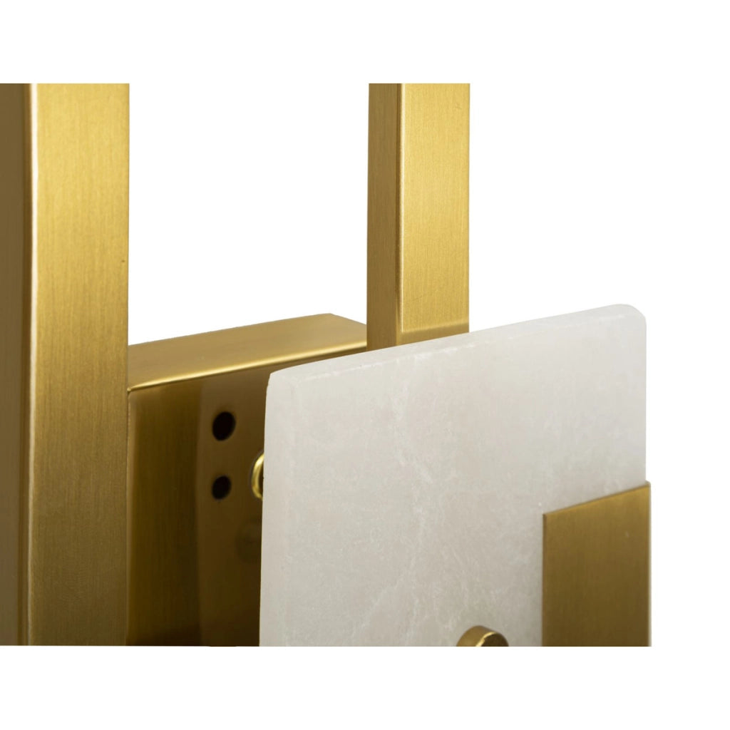 Lampada a Parete VKH65, Oro, Metallo, 15x8x33 cm