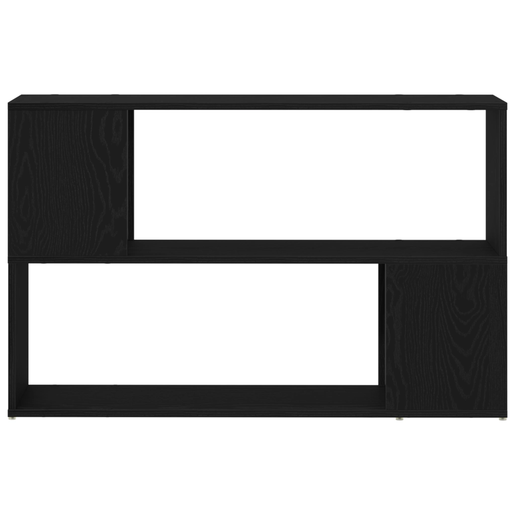 Libreria  Nero Rovere 100x24x63 cm in Legno Ingegnerizzato