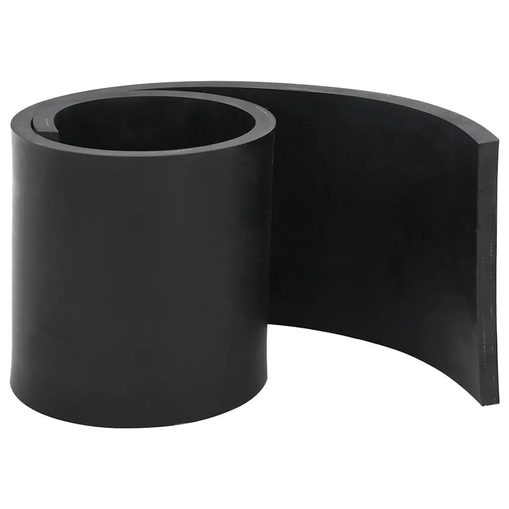 vidaXL Bordo in Gomma per Spazzaneve Nero 80x15x1 cm