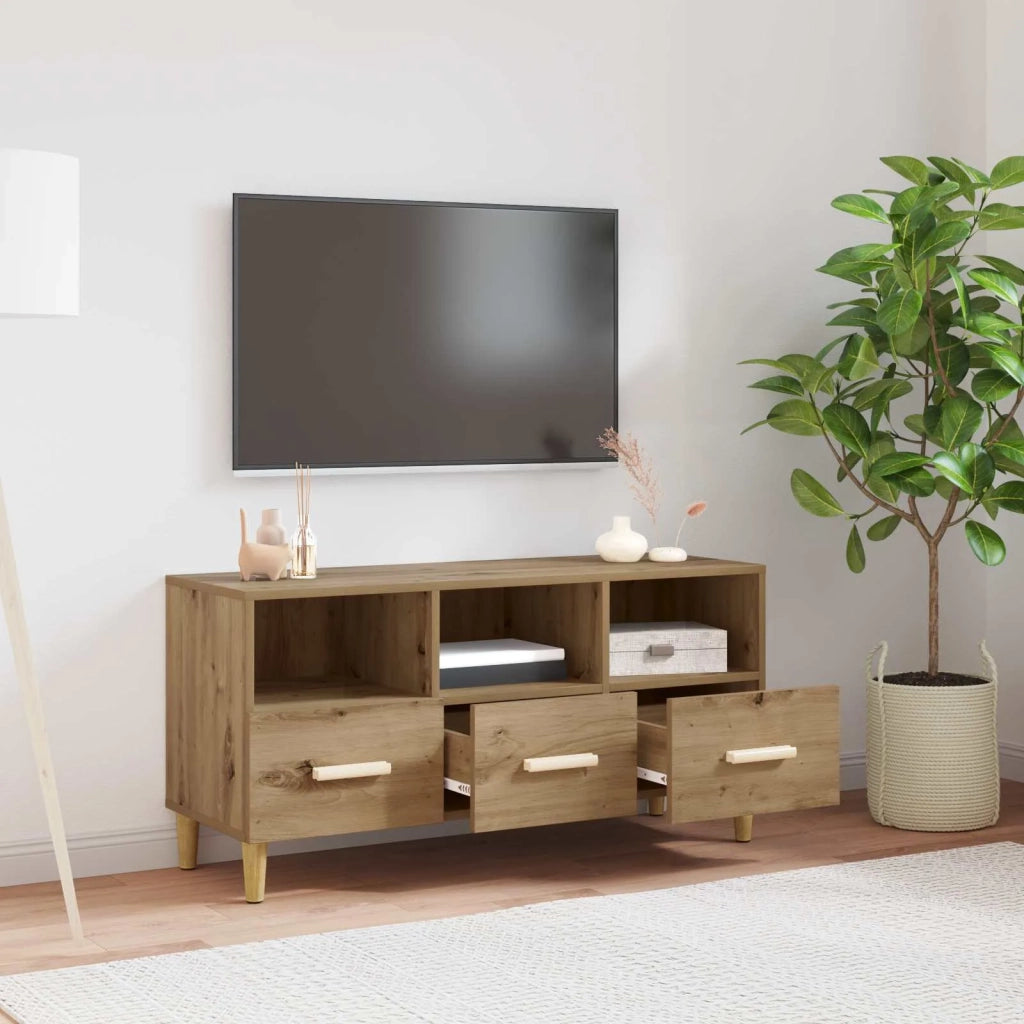 Mobile TV Rovere Artigianale 102 x 36 x 50 cm Legno multistrato