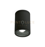 GES1000- PLAFONIERA ALLUMINIO GRIGIO ANTRACITE 1 LUCE ATTACCO E27 IP65