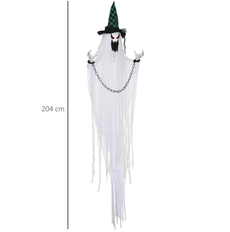 DECORAZIONE Halloween Spirito Prigioniero Animata 88x16x204 cm Verde