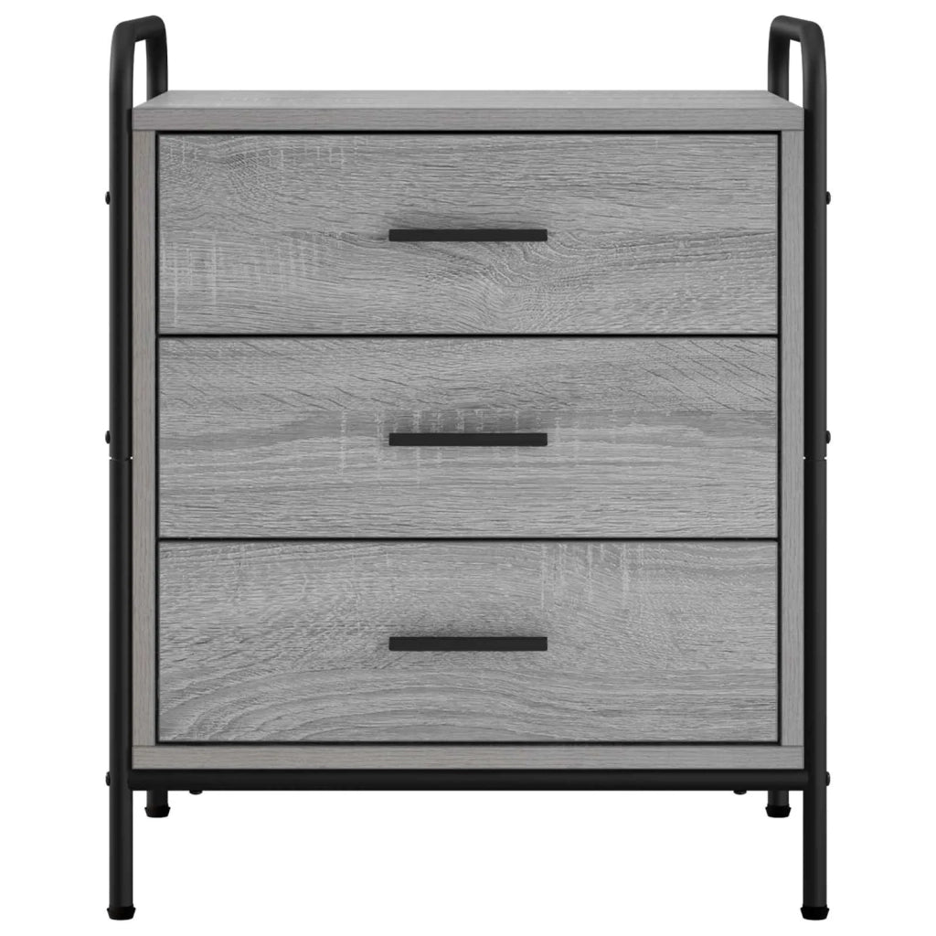 Armadio da Notte Sonoma grigio 48 x 36,5 x 60 cm 8013536