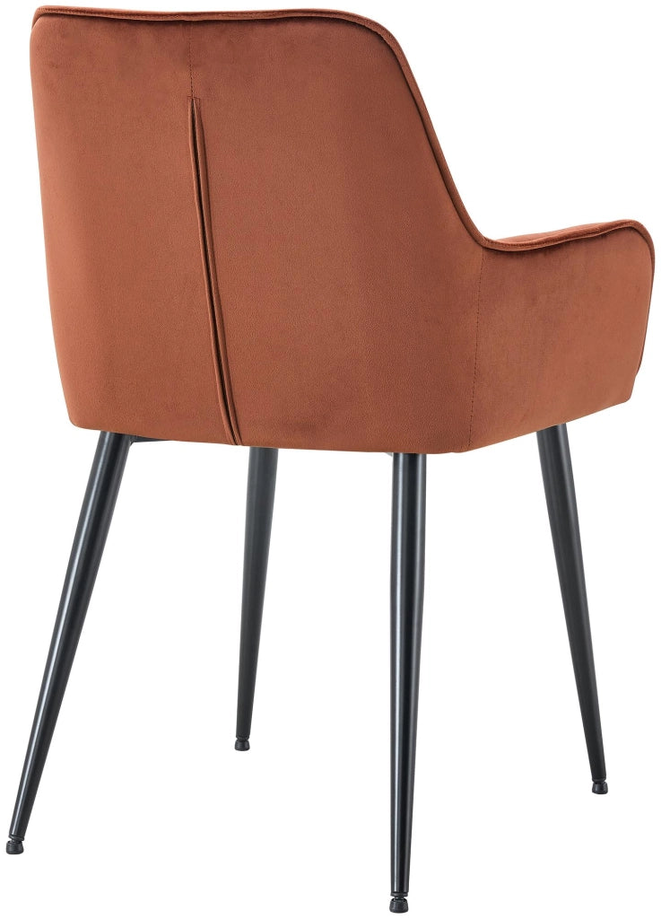 Set di 2 sedie da pranzo Ferndale in velluto 5
