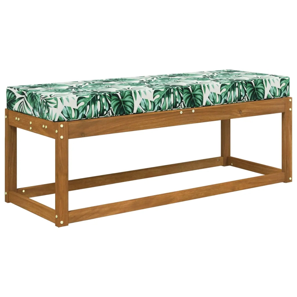 Cuscino da Sedia Esterno Fogli tropicali 111,5 x 40 x 8 cm