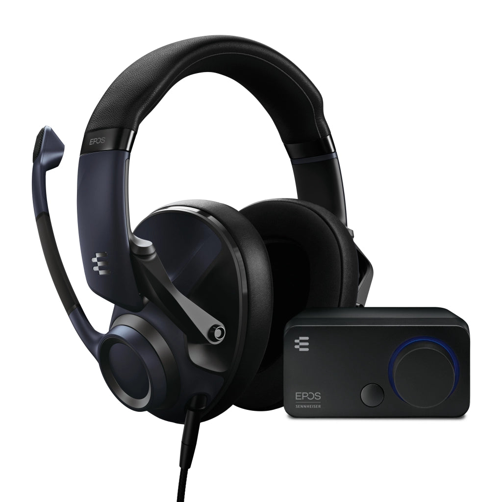 Epos h6pro audio bundle auricolare cablato a padiglione gaming nero, blu marino - 1001165