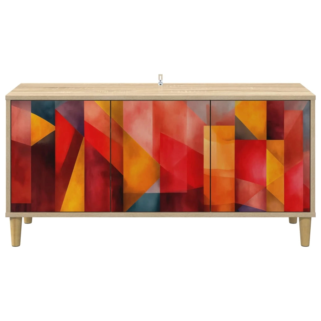 Mobile TV HEESCH 102 x 33 x 50 cm Sonoma Legno ingegnerizzato 8007078