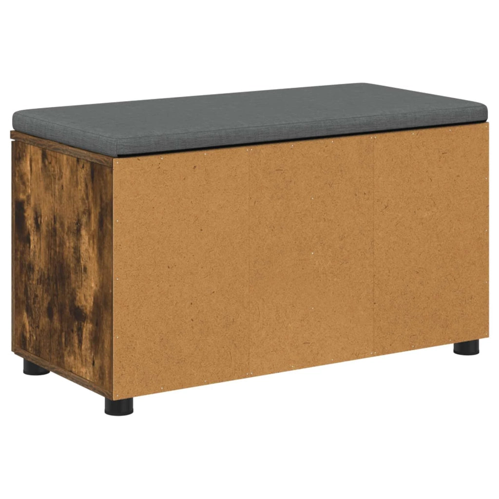 Panca per ingresso con porta Quercia Affumicata 80 x 38 x 46 cm 891484