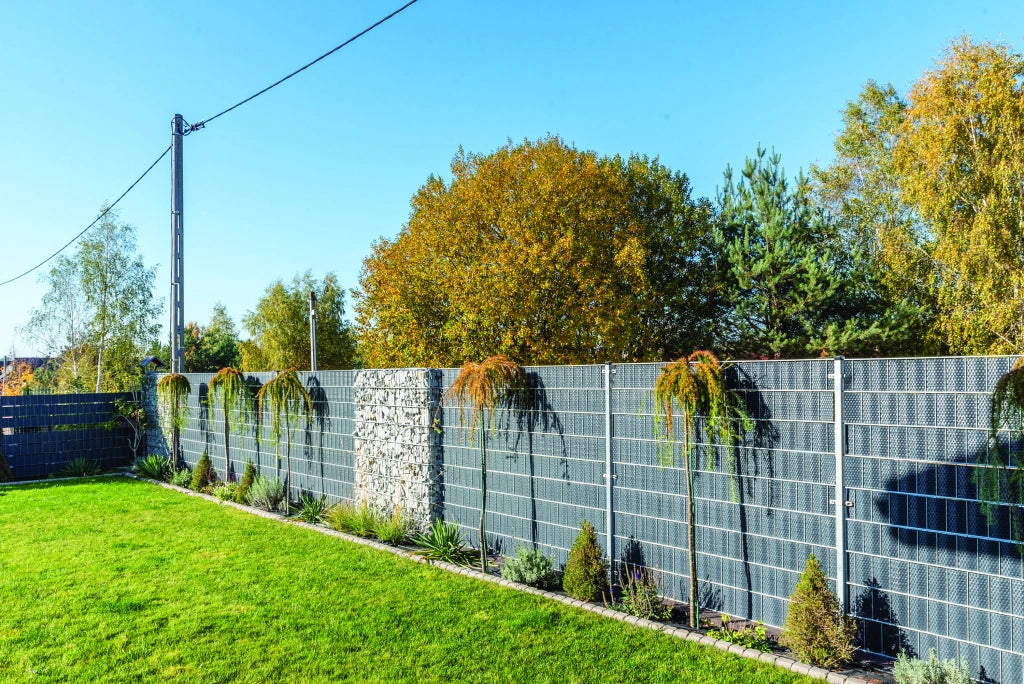 Confine STRISCIA FRANGIVISTA IN TECNO RATTAN cm. 90x300 col. Antracite