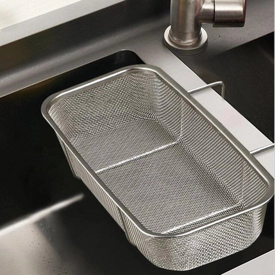 Due pezzi di filtro a lama rettangolare in acciaio inossidabile per l'aspirazione di rifiuti e per il lavaggio di verdure e frutta