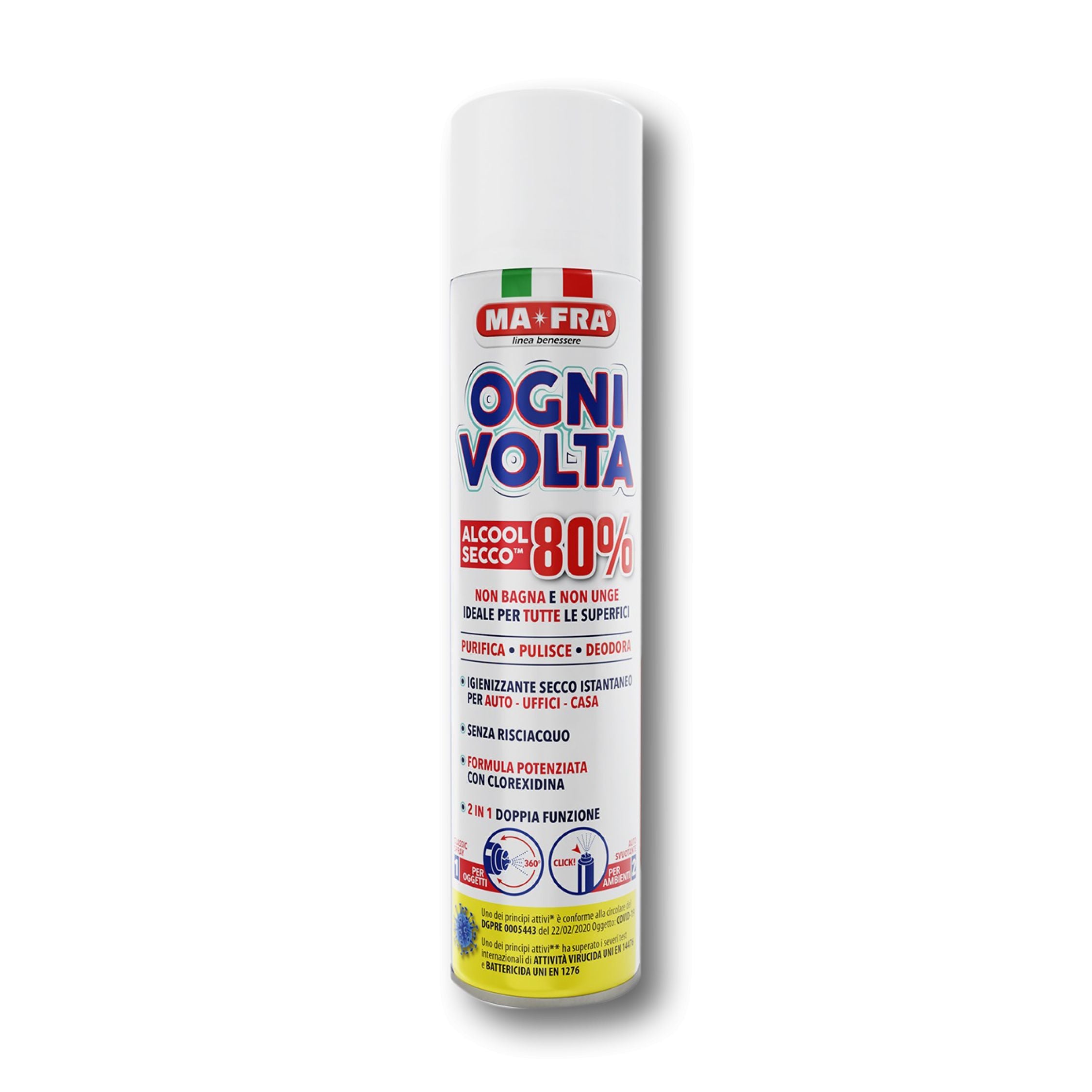 OGNI VOLTA IGIENIZZANTE SPRAY