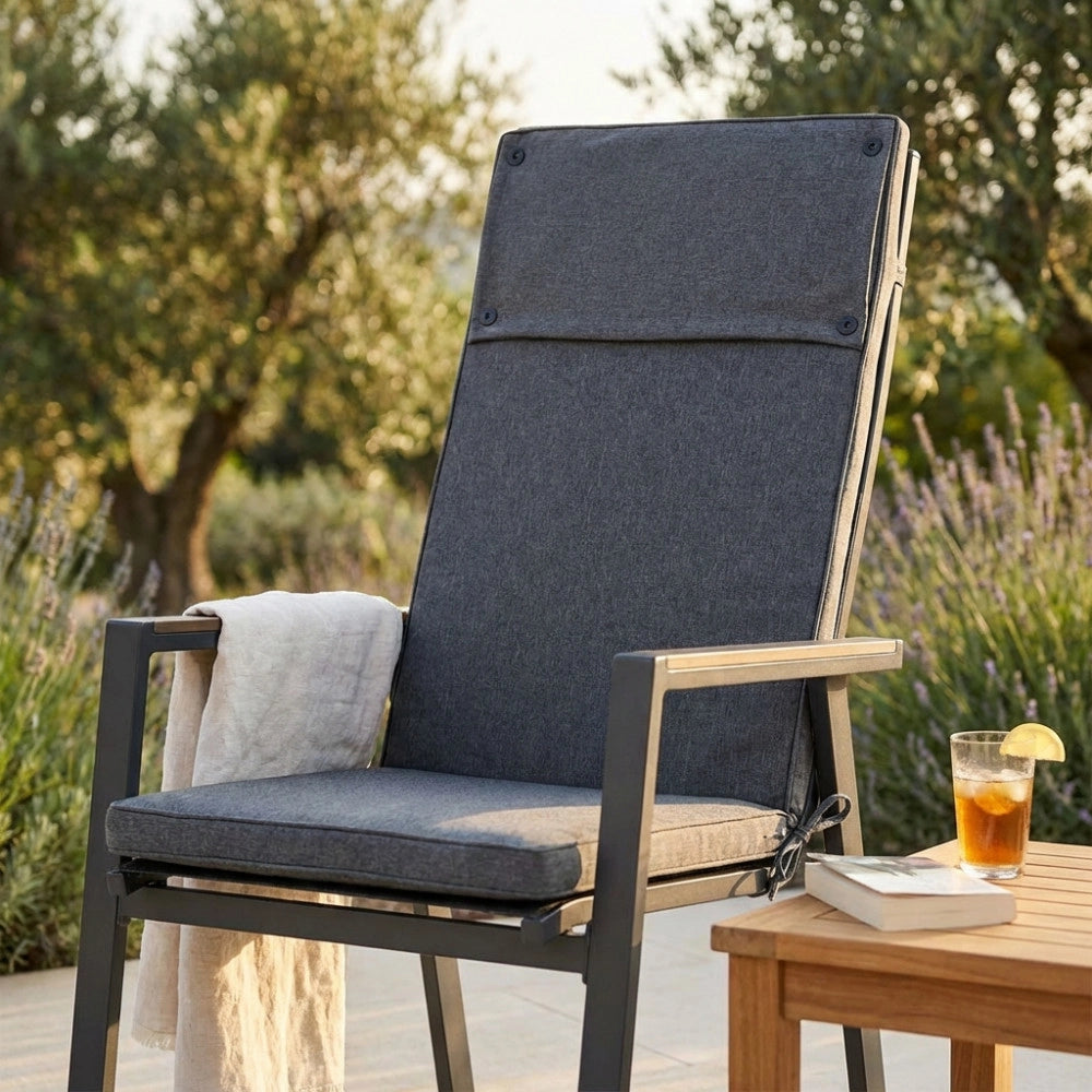 CUSCINO REAL ALTO GRIGIO SCURO MELANGE