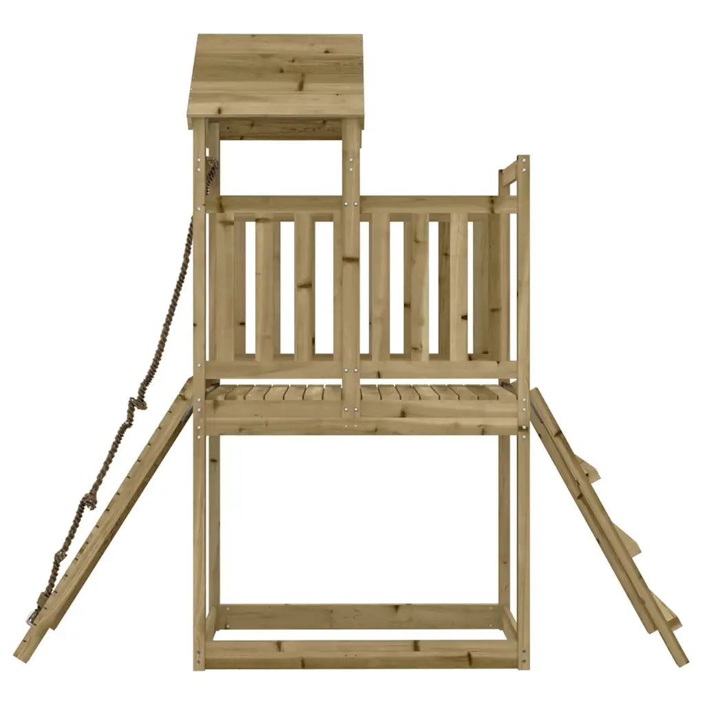 Casetta con Arrampicata in Legno di Pino Impregnato CFW2071477