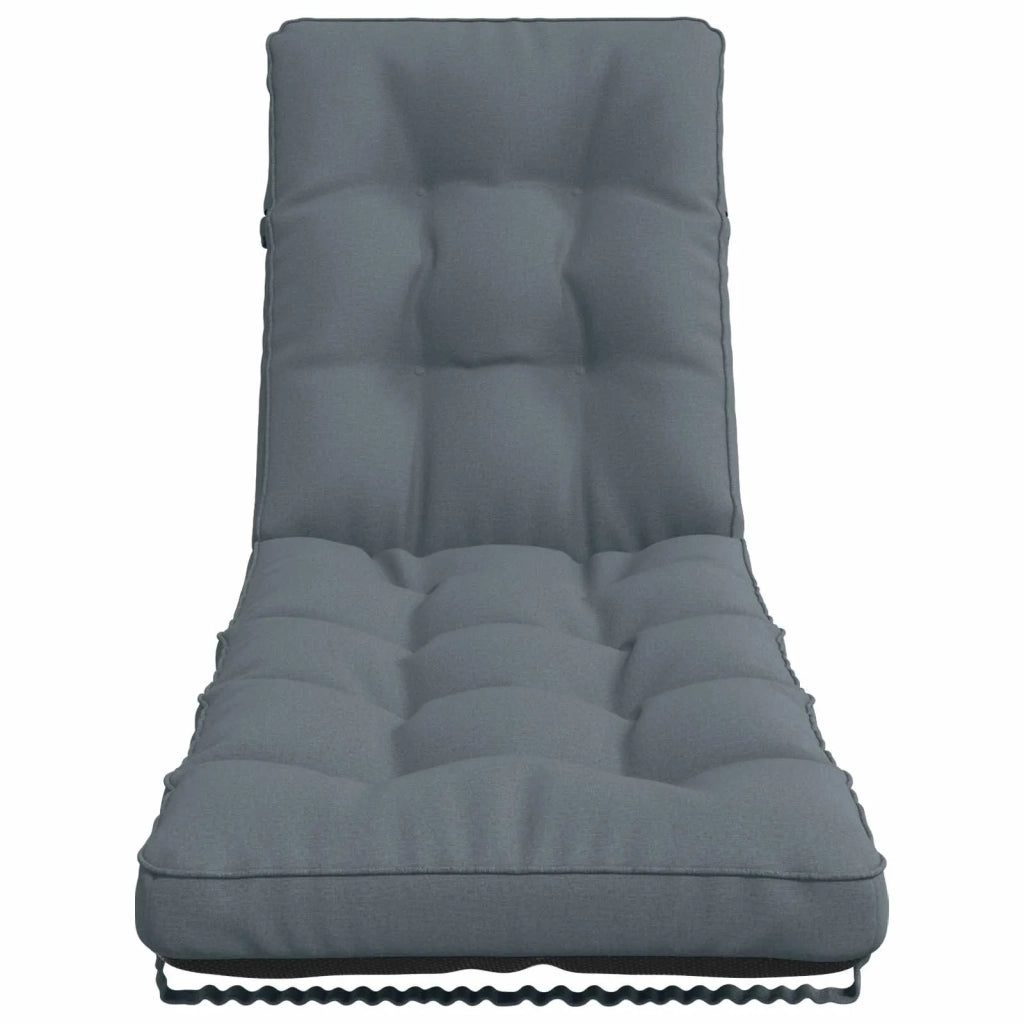 Cuscino per Lettino VIANEN 100% Poliestere Blu 200 x 55 x 8 cm 953835