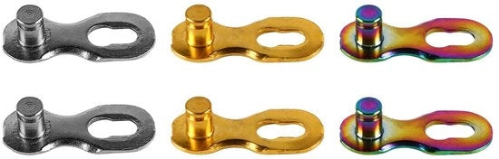 Connettori per catena da bicicletta 3 pezzi - Connessione staccabile - 12 velocità - Resistente alla corrosione - Installazione facile - Adatto per catene da bicicletta - Connettori per catena