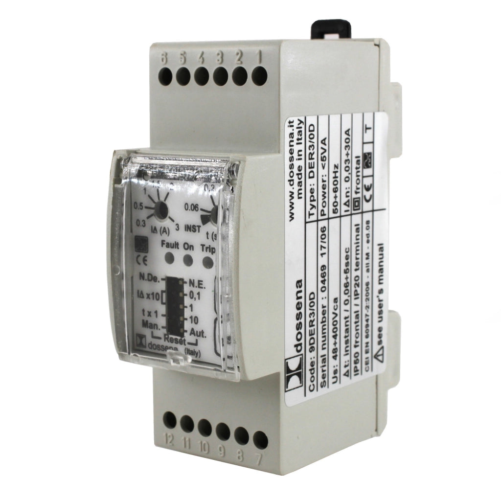 Differenziale elettronico 110V-230VCA 0,03A-30A 1 scambio RD2 Aleyay