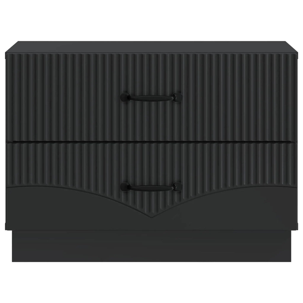 Armadio da Notte Nero 62 x 34,5 x 44,5 cm Legno ingegnerizzato 895236