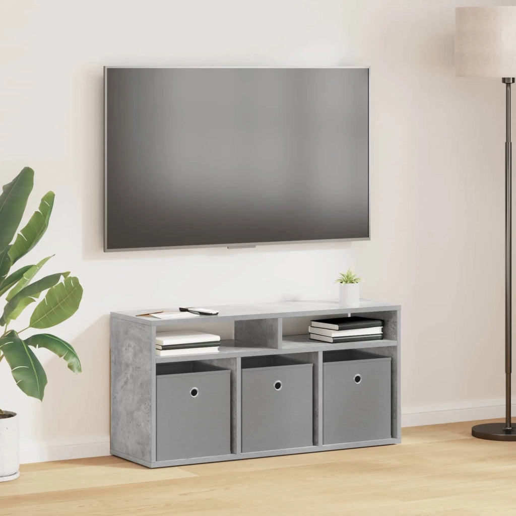 Lowboard con cassetto Grigio cemento 87 x 27,5 x 43 cm CFW1091057