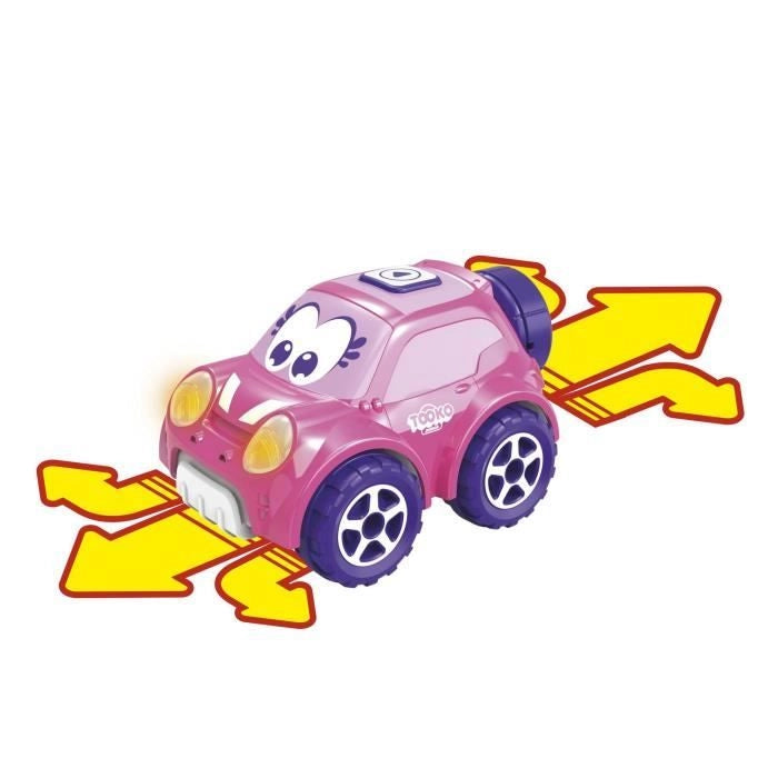 Auto telecomandata - TOOKO - FOLLOW ME - Rosa - Dai 2 anni - Effetti sonori e luminosi