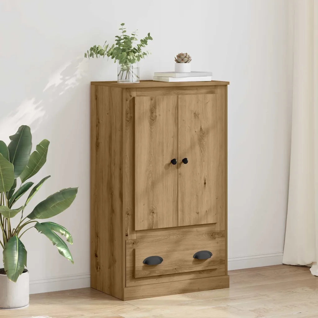 Credenza con cassetto Rovere artigianale 60 x 35,5 x 103,5 cm 881388
