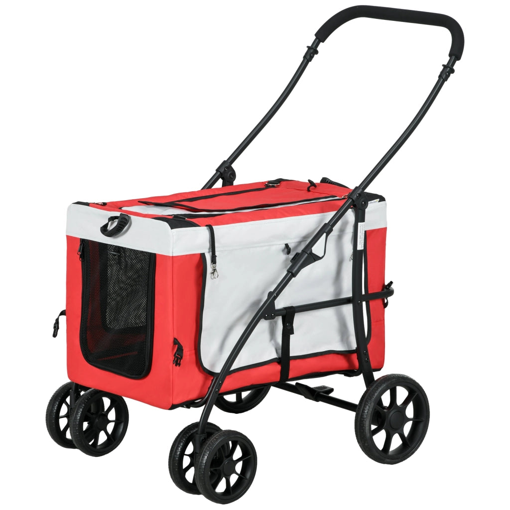 Lettino per animali domestici ¨C zephmum ¨C 81x58x97.5 cm rosso
