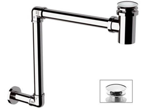 Sifone salvaspazio con piletta click-clack