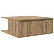 Tavolino da salotto | Tavolino da caff¨¨ | Tavolino da Soggiorno rovere artigianale 80 x 80 x 31 cm