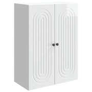 Mobiletto a muro Bianco Lucido 66 x 34,5 x 90 cm 898059