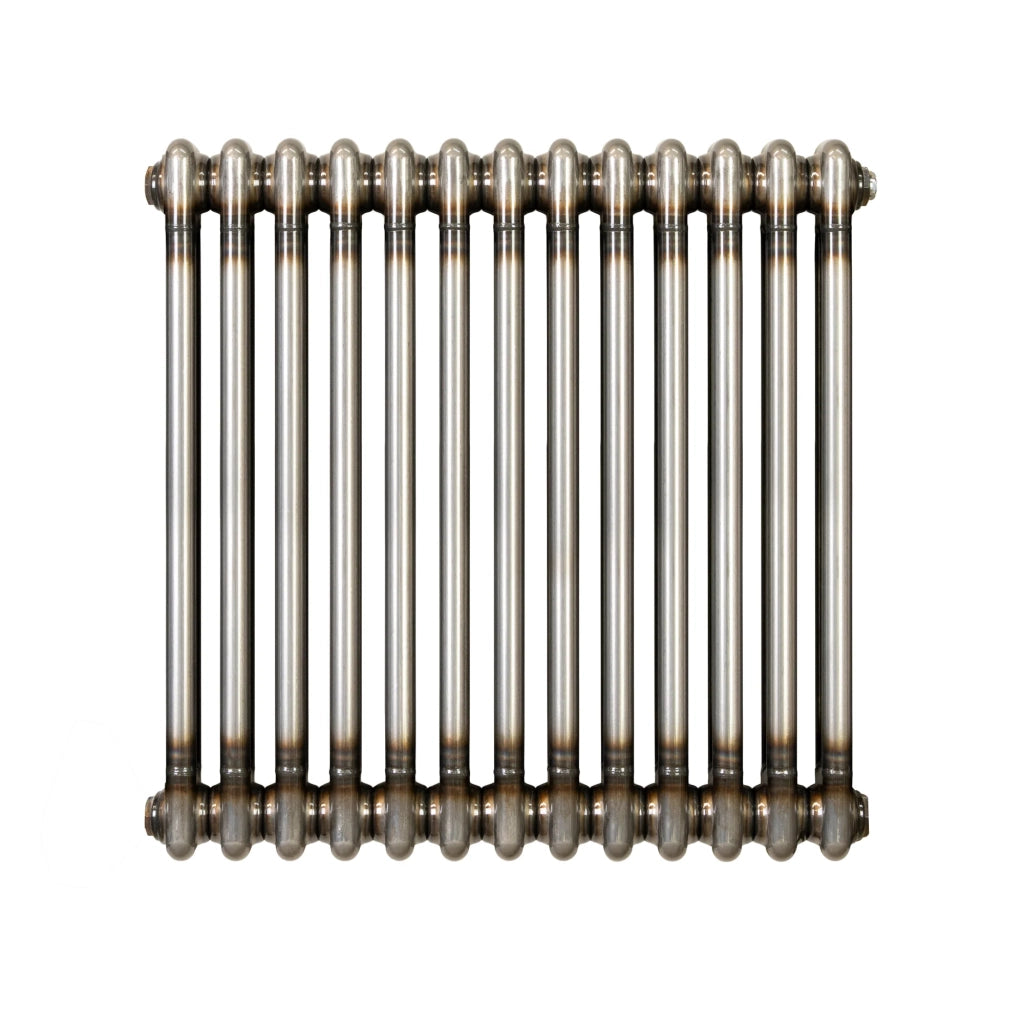 Radiatore 2 Colonne Orizzontale Metallo Grezzo 600x605 mm