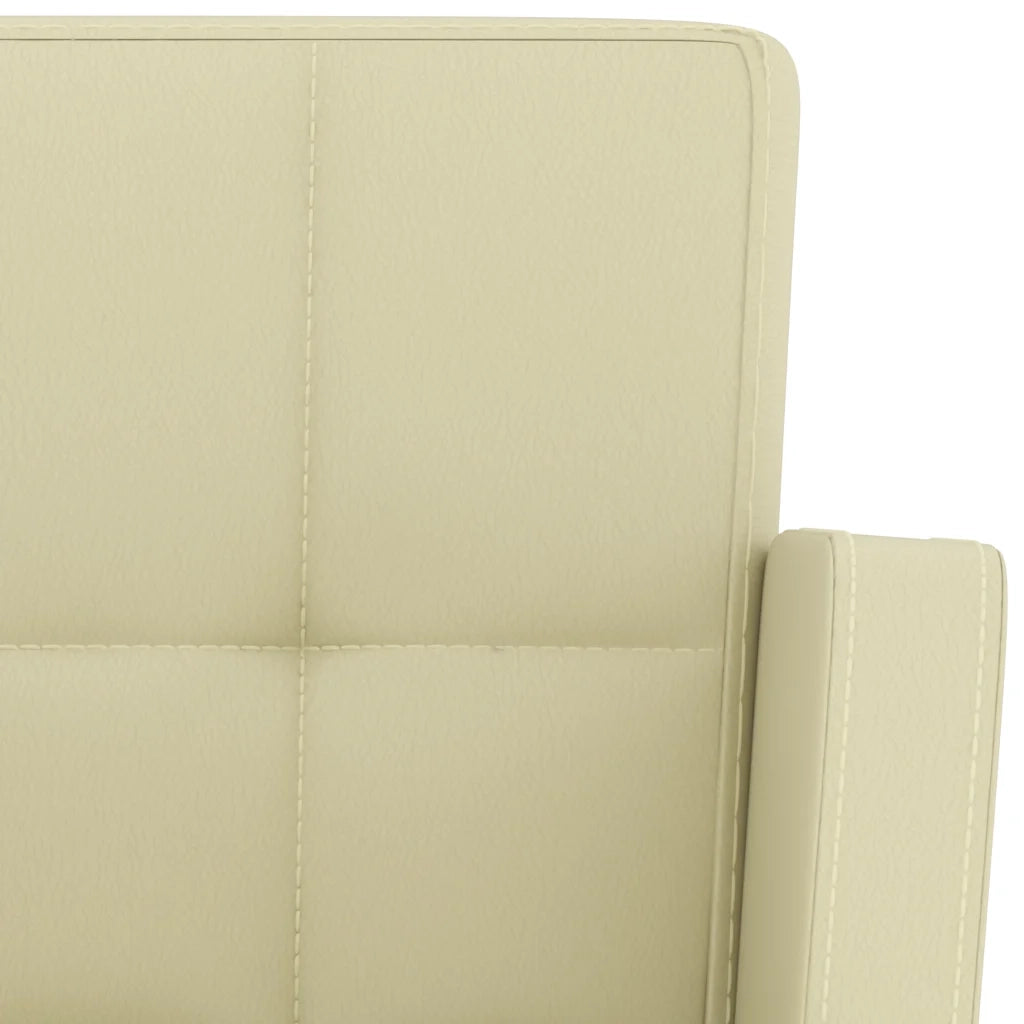 Sgabelli da Bar 2 pz Crema in Similpelle cod mxl 62598