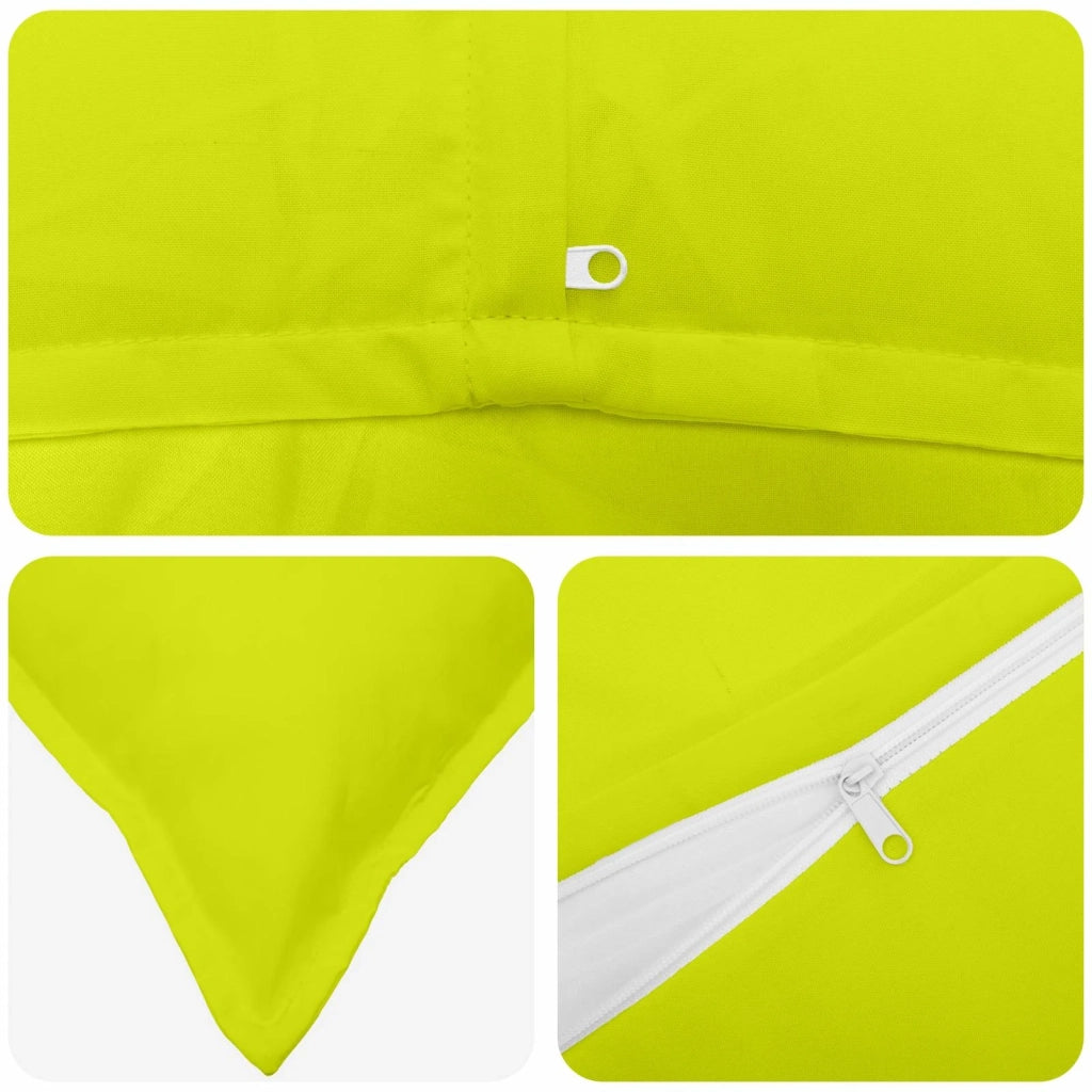 Federa 2 pz HOUTEN Verde brillante. 40 x 70 cm Poliestere 917888