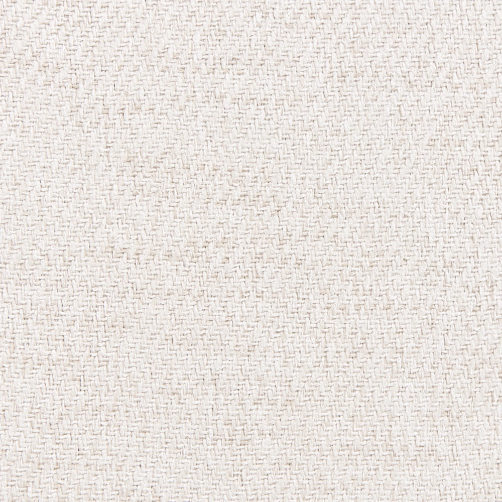 Poltrona in tessuto bianco sporco con braccioli, trapuntatura decorativa e gambe in metallo nero angolo lettura moderno per il soggiorno
