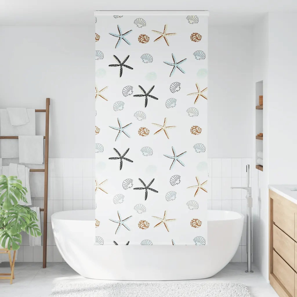 Tenda a Rullo Doccia Cassonetto 90x240 cm Larghezza Tessuto 4015022