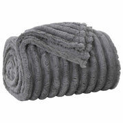 Coperta Grigio scuro 150 x 130 cm Panno