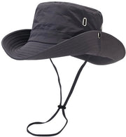 Cappello per Escursionismo da Uomo e Donna, con Altezza 55-58cm, Cappello Esterno con Bordo Largo, Cappello per Campeggio, Pescato, Caccia e Escursione, Corda per Cappello da Trekking