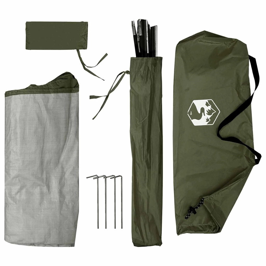 Tenda di stoccaggio con tetto Verde Oliva 120 x 50 x 70 cm 42029023