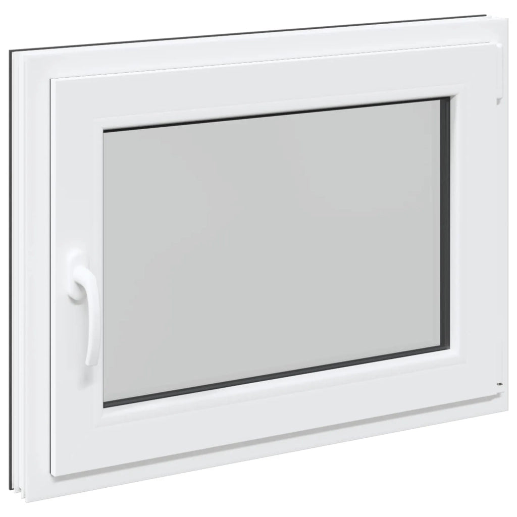 Finestra per Soffitta RISOR Antracite 80 x 50 cm PVC e Vetro 42047321