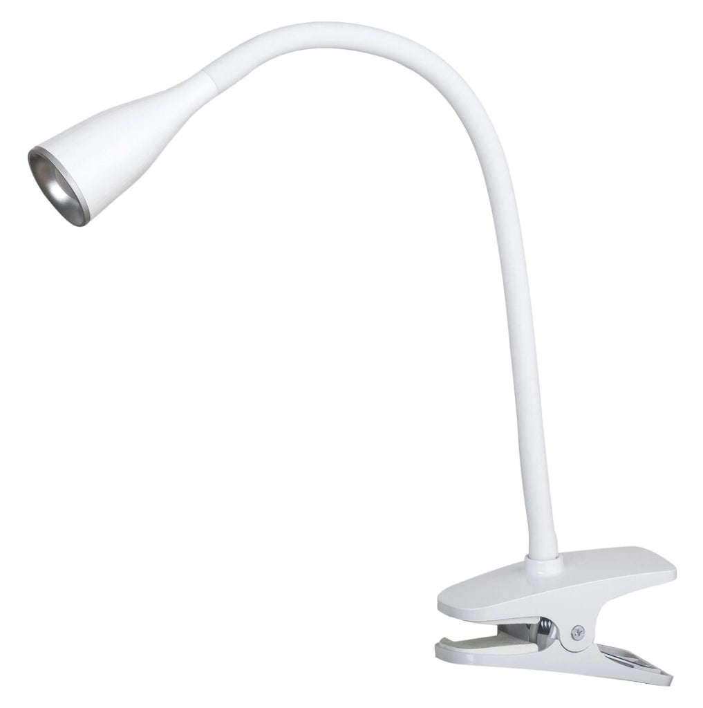 Lampada da tavolo a clip LED 4,5W bianca Jeff 4196 Rabalux