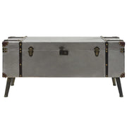 Tavolino da Salotto in MDF e Alluminio 102x51x47,5 cm 245759