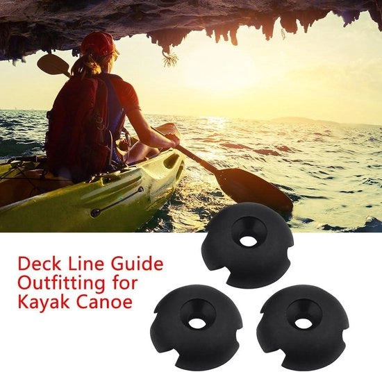 Guida di Linea per Kayak in Nylon - Grande Outfitting a Rondello - 10 pezzi.