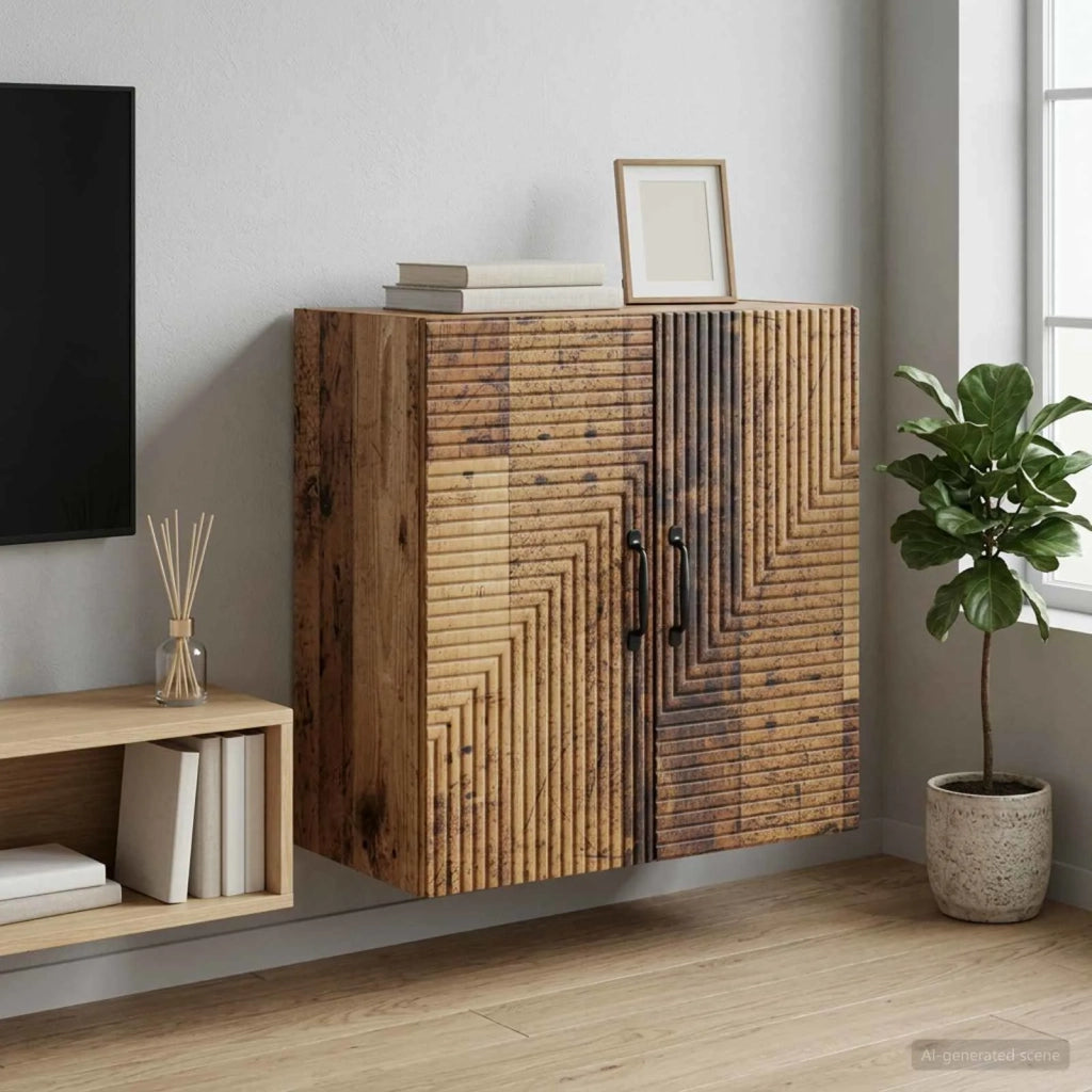 Mobiletto a muro Legno antico 59 x 31 x 60 cm 898583
