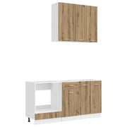 Unità Cucina LYON 5 pcs Rovere Artigianale Legno ingegnerizzato 3438226