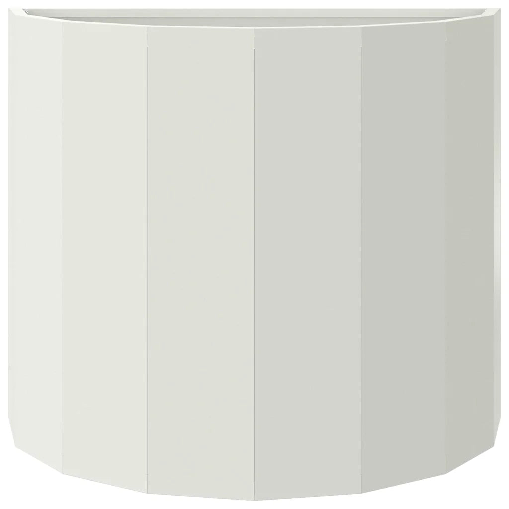 Fioriera Bianco 60 x 30 x 50 cm Acciaio