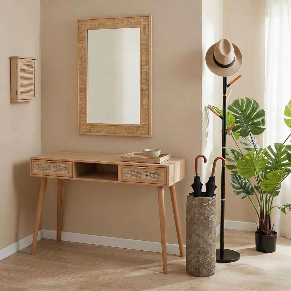 Portaombrelli metallo marrone 20x20x54h cm