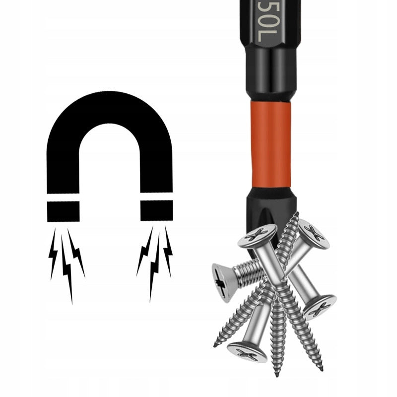 Set di Bit Magnetici a Croce Rosfix – Lunghezze Varie 25/50/65/70/90/150mm | Acciaio Inossidabile