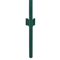Rete per Recinzione con Pali in Acciaio 25x0,75 m Verde cod mxl 25324
