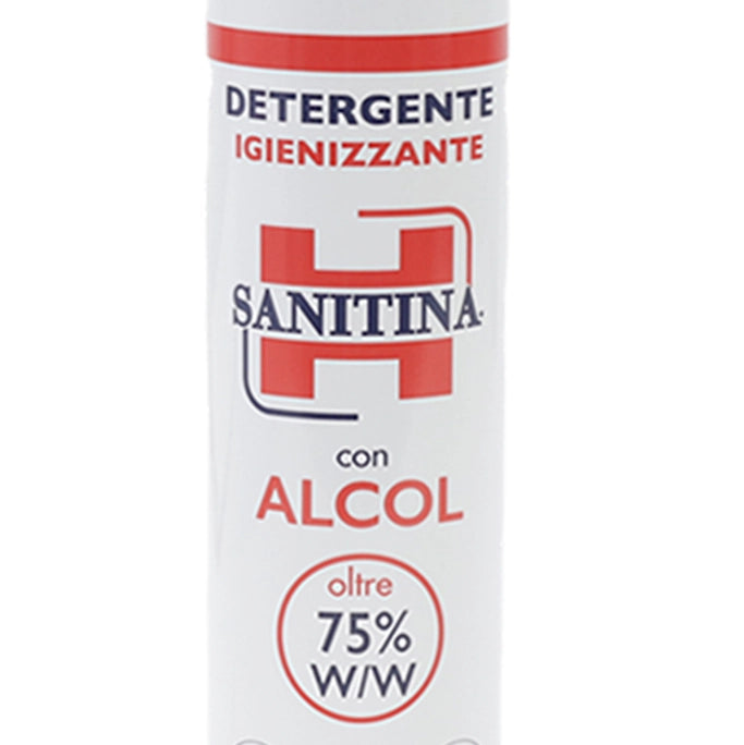 SANITINA SPRAY CON ALCOL 75% IGIENIZZANTE PER TESSUTI E SUPERFICI 300 ML