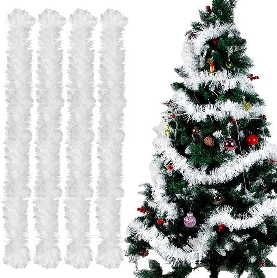 Decorazioni natalizie a forma di slitta - 4 pezzi - 2 m di lunghezza - Metallic - Decorazione - Filo di metallo di alta qualità - Duraturo e riciclabile - Decorazione natalizia