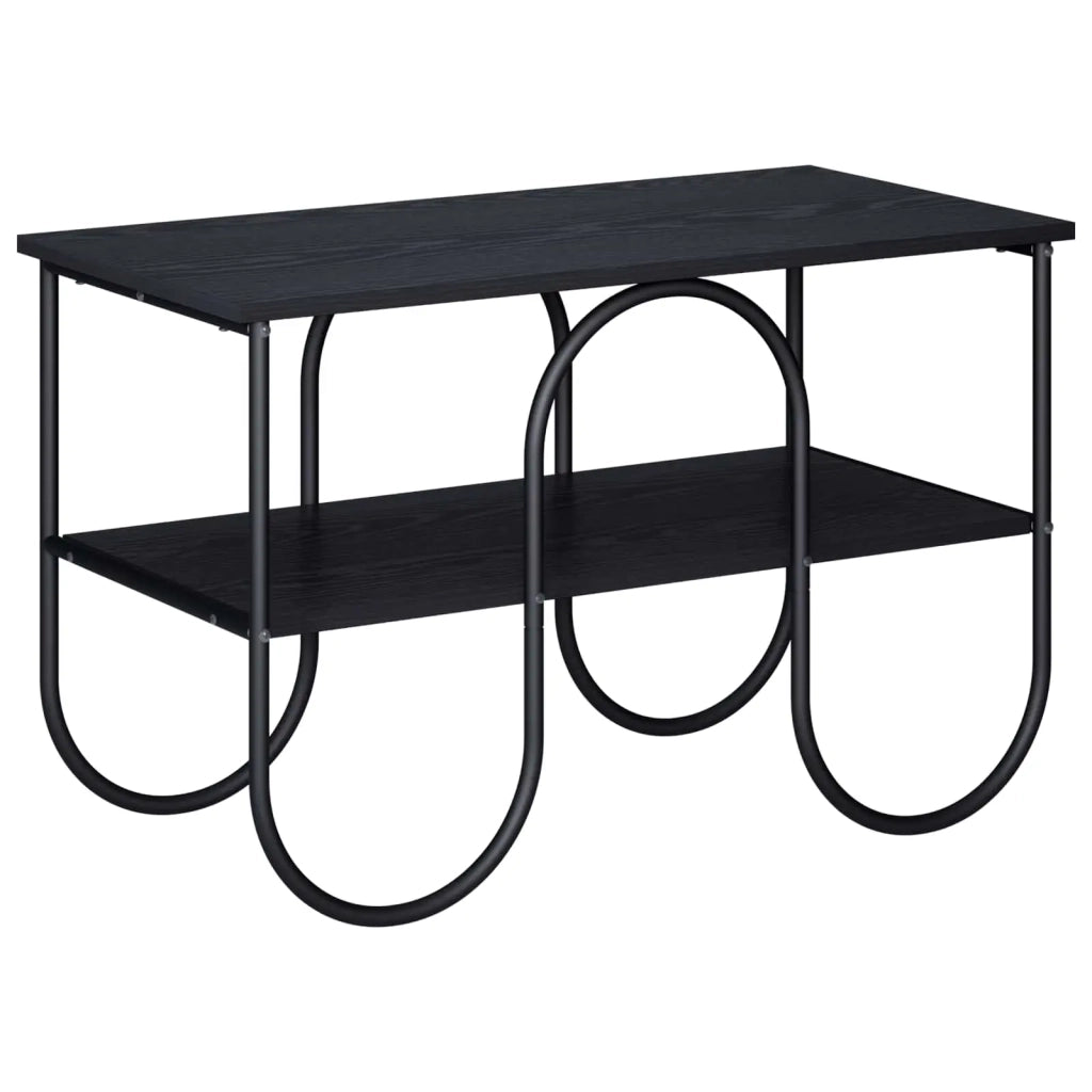 Supporto TV 80 x 40 x 50 cm Rovere Nero Legno multistrato 8007900