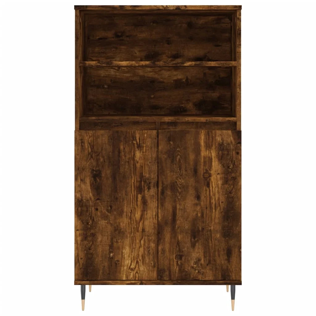 Buffet credenza cassettiera armadio mobile contenitore organizer cucina soggiorno salotto alto 60 x 36 x 110 cm legno ingegnerizzato marrone 02_0033377